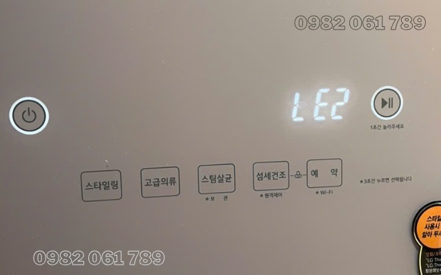 Sửa tủ giặt hấp sây LG Styler khi gặp lỗi 